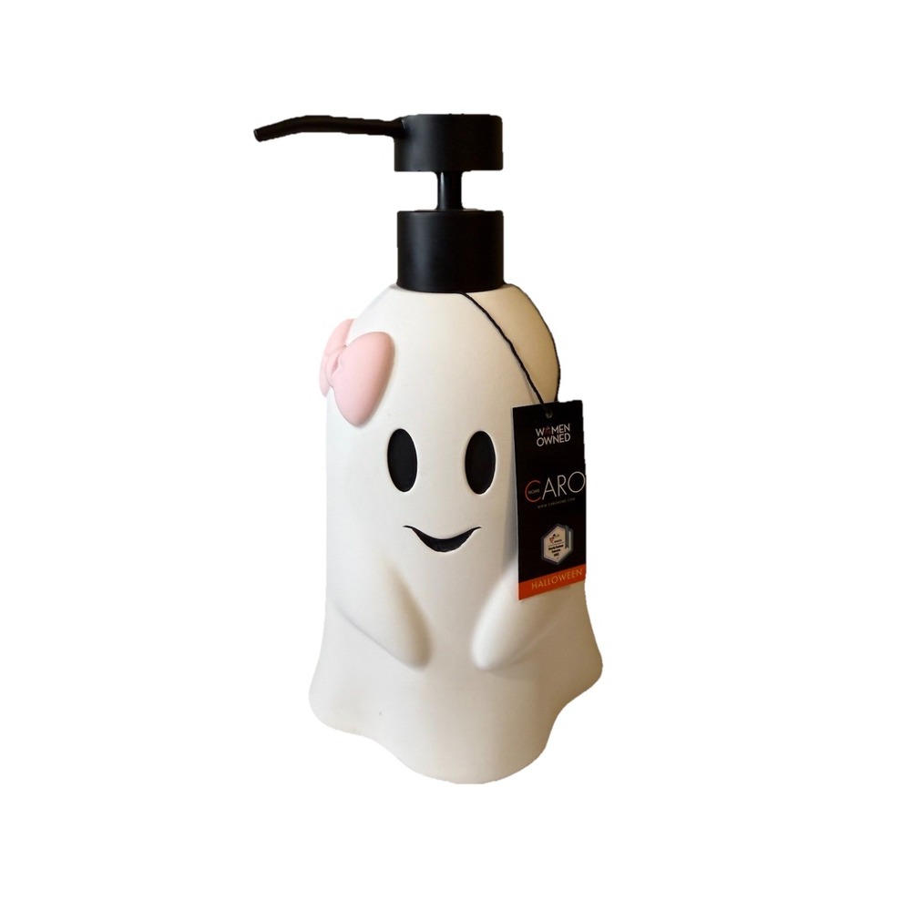 Caro Home Ghost Dispenser With Pink Bow